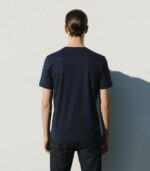 Navy Blue Graphic Crew Neck T-shirt - Image 2