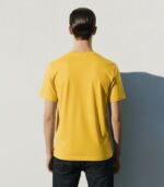 Yellow Basic Crew Neck T-shirt - Image 2