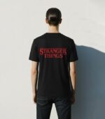 Black Graphic Crew Neck T-shirt