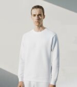 White Basic Sweatshirt