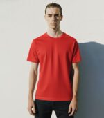 Red Basic Crew Neck T-shirt - Image 2