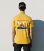 Yellow Graphic Crew Neck T-shirt