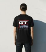 Black Graphic Crew Neck T-shirt