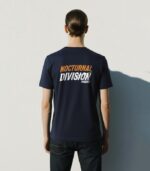 Navy Blue Graphic Crew Neck T-shirt - Image 2