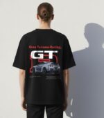 Black Drop shoulder T-shirt