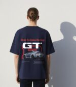 Navy Blue Drop shoulder T-shirt