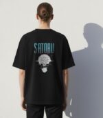 Black Drop shoulder T-shirt