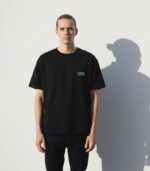 Black Drop shoulder T-shirt - Image 2