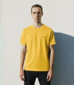 Yellow Graphic Crew Neck T-shirt - Image 2