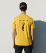 Yellow Graphic Crew Neck T-shirt