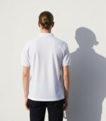 White Basic Polo Shirt - Image 2