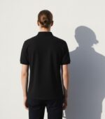 Black Basic Polo Shirt - Image 2