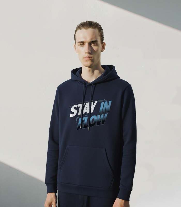 a244873f-014b-41ee-bf67-4fd83f044133 Navy Blue Graphic Hoodie - Image 1