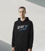 Black Graphic Hoodie