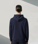 Navy Blue Basic Hoodie - Image 3