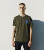 Olive Graphic Crew Neck T-shirt