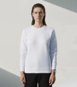 White Basic Sweatshirt - Image 2