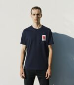 Navy Blue Graphic Crew Neck T-shirt