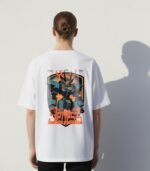 White Drop shoulder T-shirt