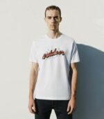 White Graphic Crew Neck T-shirt