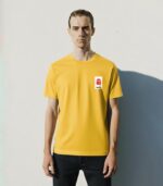 Yellow Graphic Crew Neck T-shirt